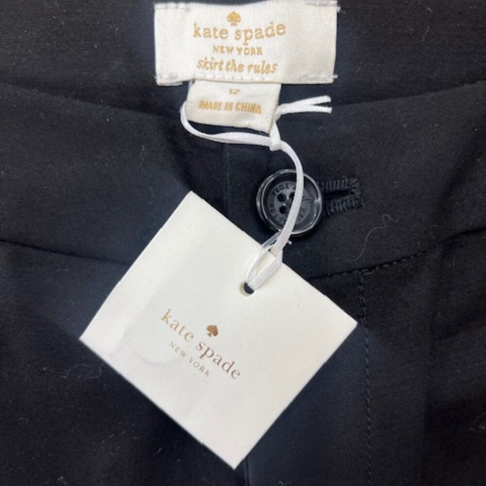 Kate Spade Black  Ribbon Pants, Kids Size 12 - Picture 3 of 9